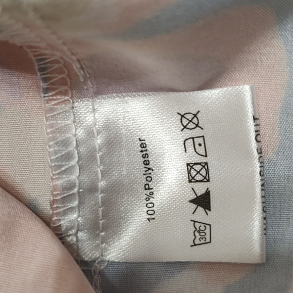 Ruffled Floral 3/4  Bell Sleeve Tiered Pull Over Dress Size L - Picture 6 of 6